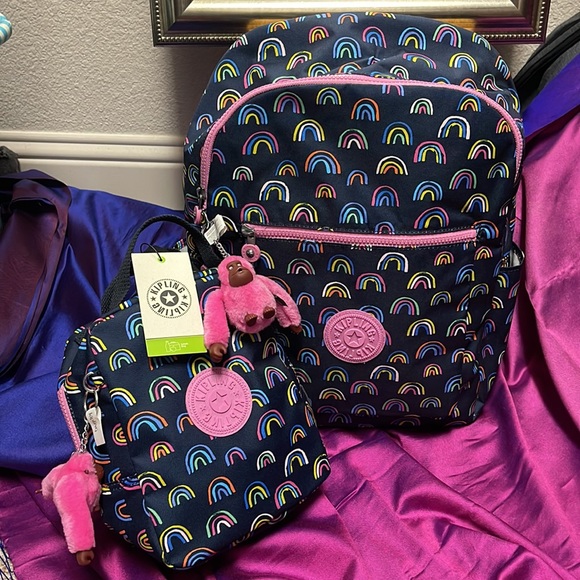 Kipling Accessories Nwt Kipling Bp439 Ezra Backpack With Lunch Box
